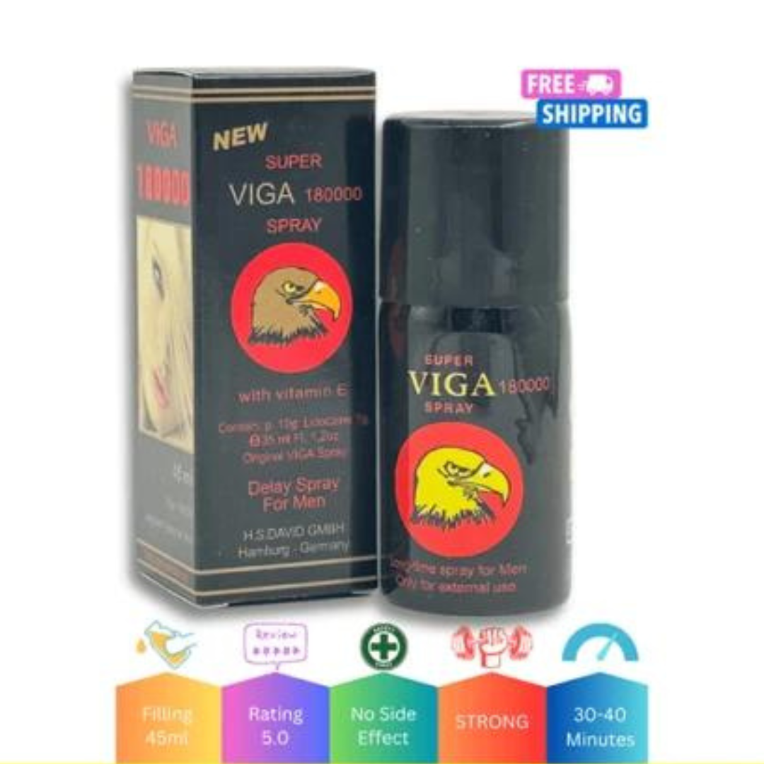 Super Viga 180000 Spray For Men. (German Made)
