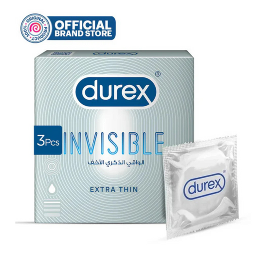 Bundle - Pack of 3 - Durex Condom Invisible 3'S.