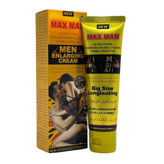 Maxmax Ultra Foam Penis Enlargment & Delay Cream - Golden.