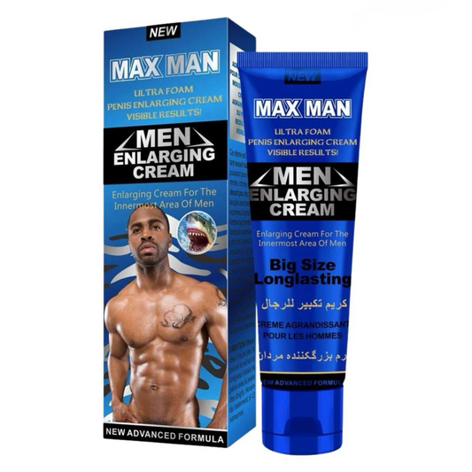 Maxmax Ultra Foam Men's Enlargement & Delay Cream - Blue.