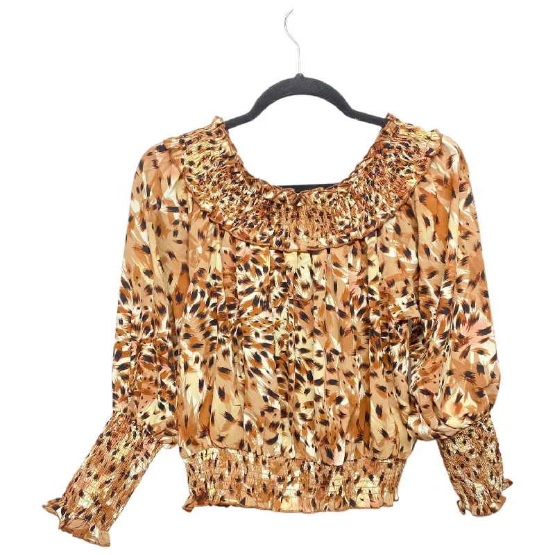 Top Long Sleeve By Clothes Mentor In Animal Print, Size: S