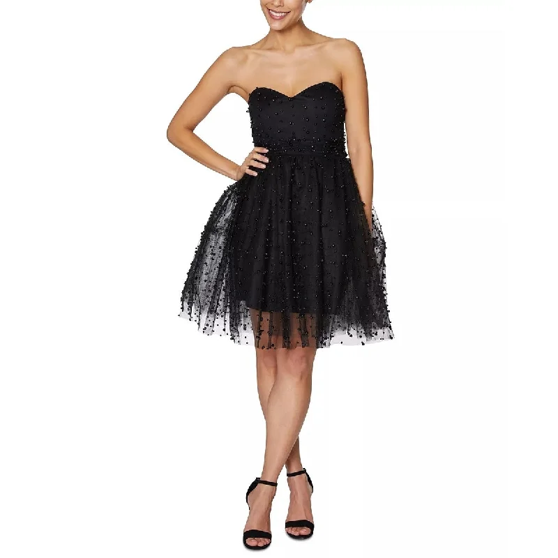 Betsey Johnson Women's Pearl Party Dress Black Size 6