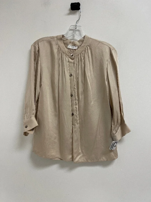 Top Long Sleeve By Cma In Cream, Size: S