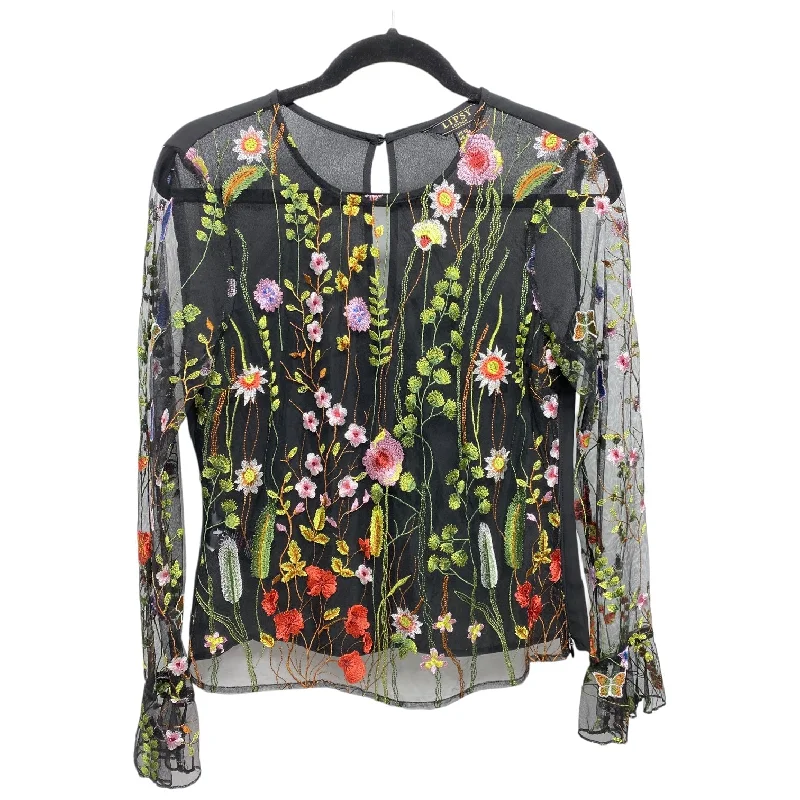 Top Long Sleeve By Clothes Mentor In Floral Print, Size: 6