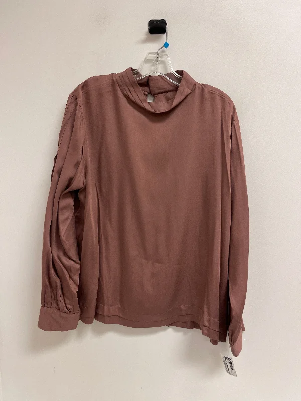 Top Long Sleeve By Cma In Pink, Size: Xl