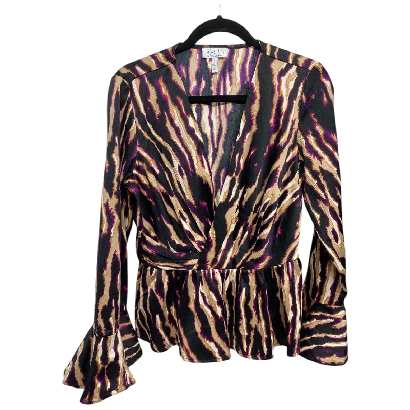 Top Long Sleeve By Sofia By Sofia Vergara In Multi-colored, Size: S