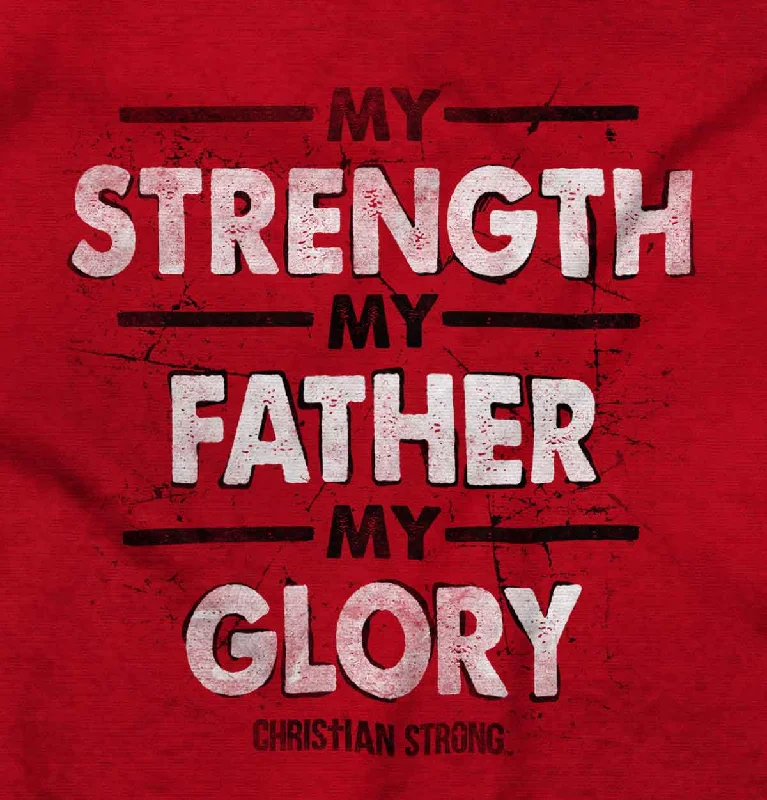 Strength Father Glory Junior Fit V-Neck T-Shirt