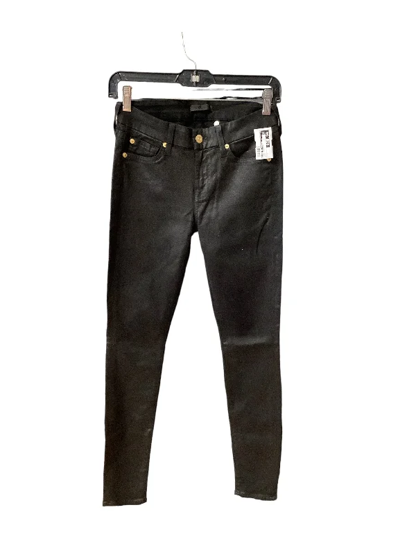 Jeans Designer By 7 For All Mankind In Black, Size: 2