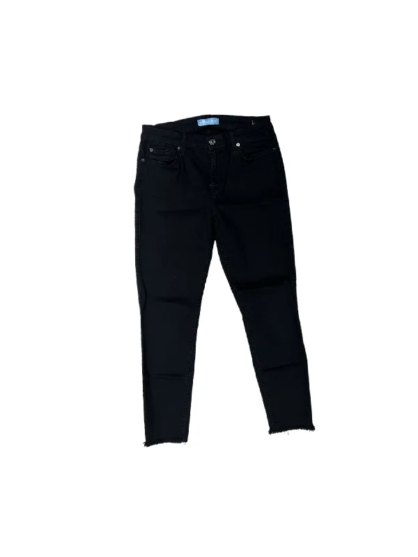 Jeans Skinny By 7 For All Mankind In Black, Size: 29