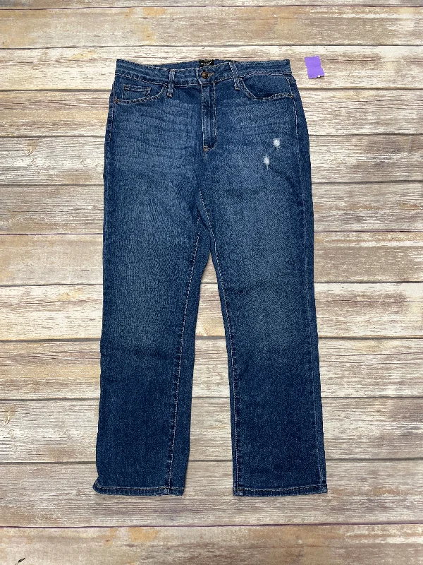 Jeans Skinny By Just Black In Blue Denim, Size: 12