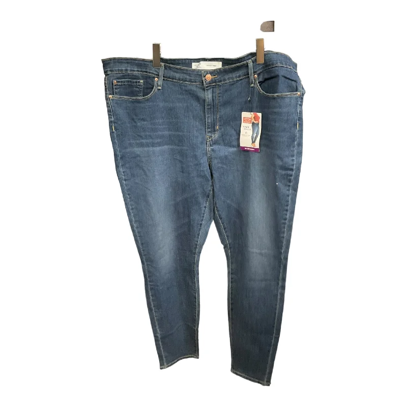 Jeans Skinny By Levis In Blue Denim, Size: 24