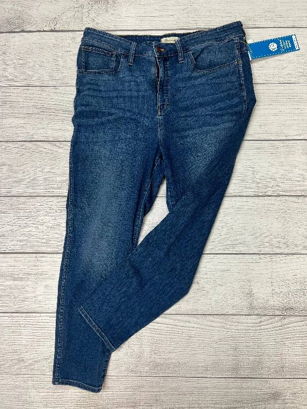 Jeans Skinny By Madewell In Denim, Size: 18