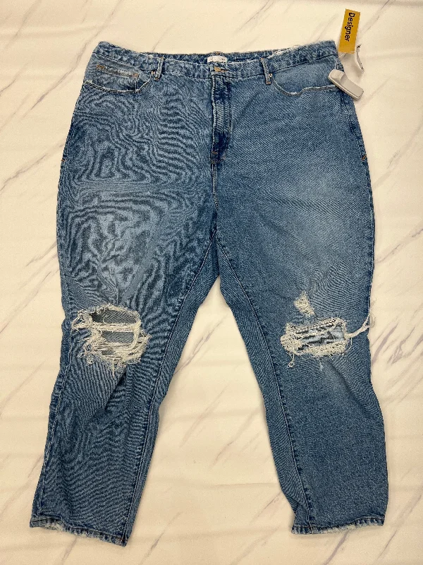 Jeans Straight By Good American, Size: 22