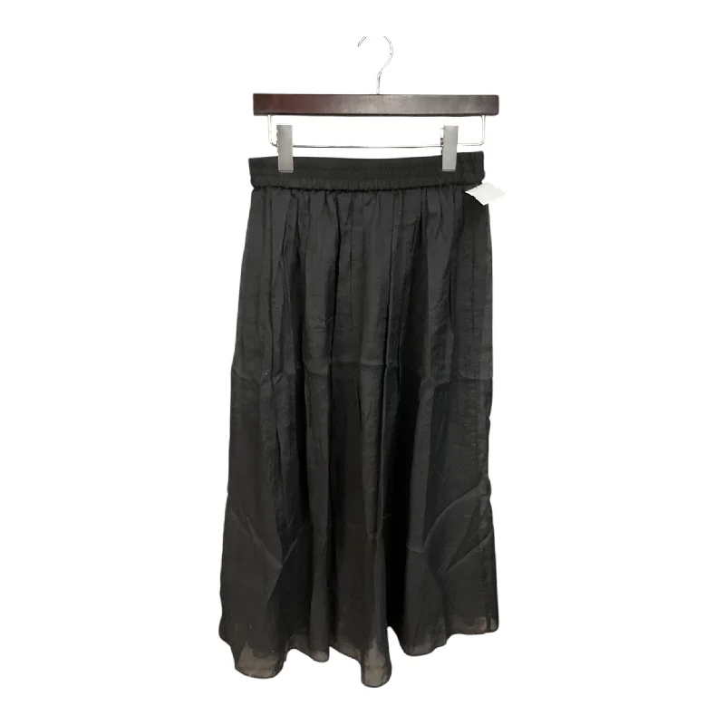 Skirt Maxi By H&m In Black, Size: S