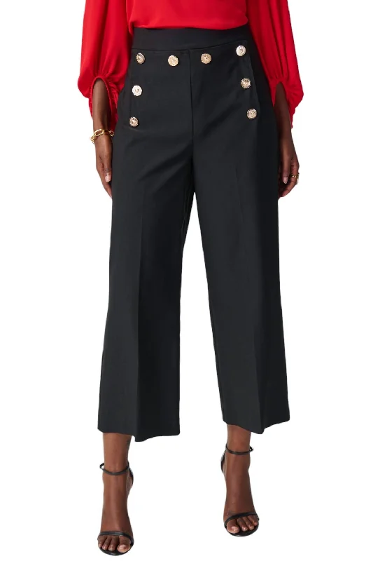 High Waisted Formal Trouser In Black