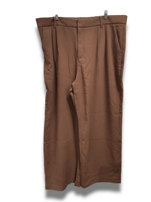 Pants Dress By Abercrombie And Fitch In Brown, Size: Xxl