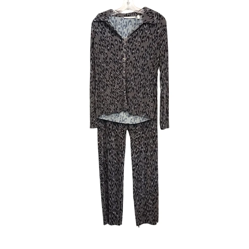 Pants Set 2Pc By Cyrus Knits In Animal Print, Size:S