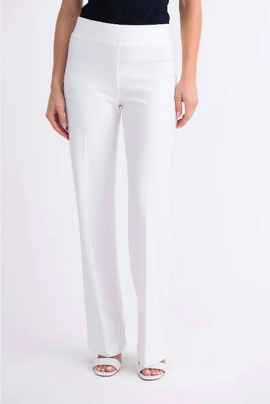 Wide Leg Pants In Vanilla