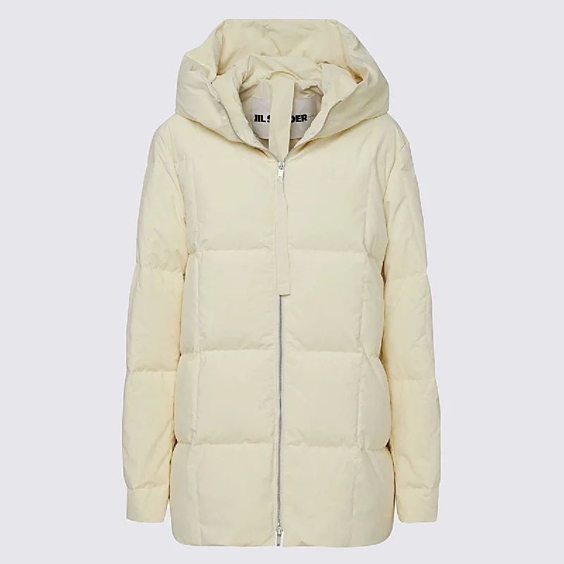 Jil Sander Coats Beige