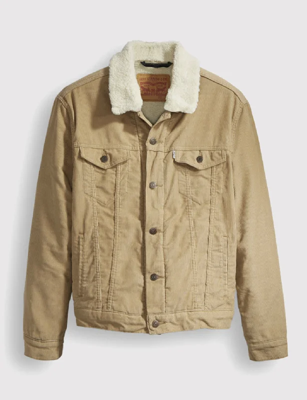 Levis Good Sherpa Trucker - Khaki