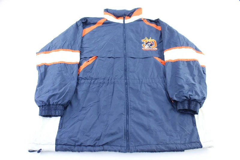 Pro Star Embroidered Denver Broncos Terrell Davis Zip Up Jacket