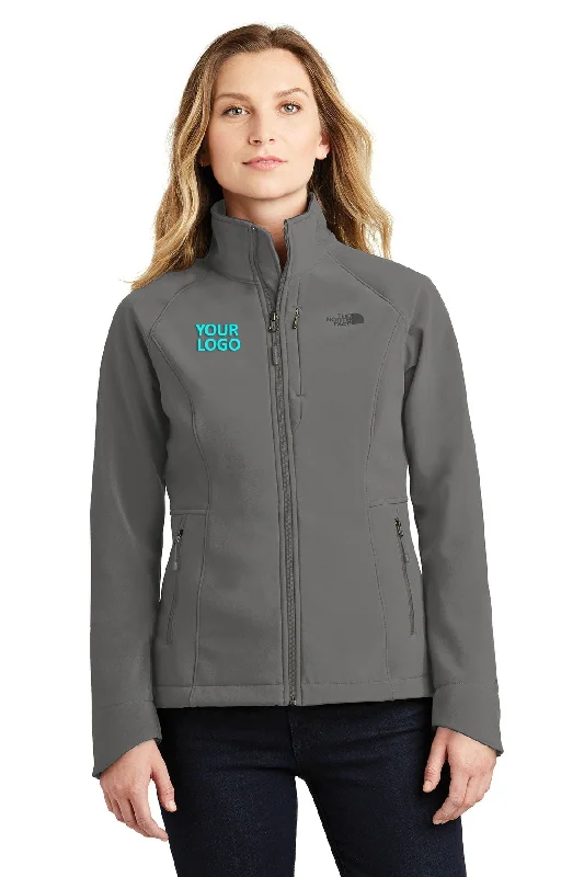 North Face Ladies Apex Barrier Soft Shell Jacket Asphalt Grey