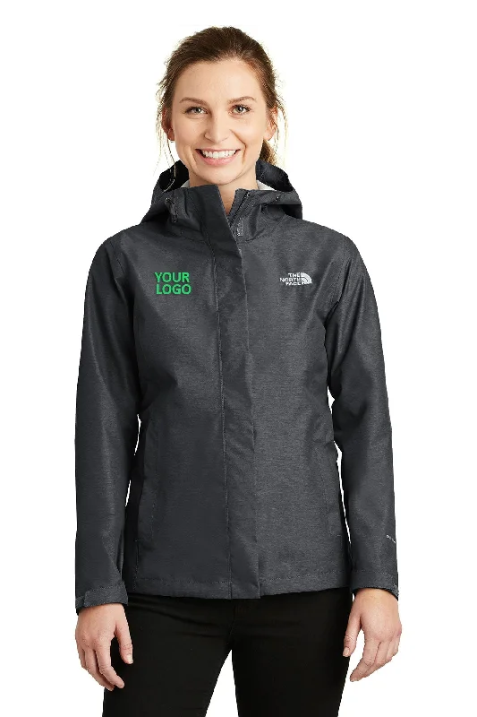 North Face Ladies DryVent Rain Jacket TNF Dark Grey Heather