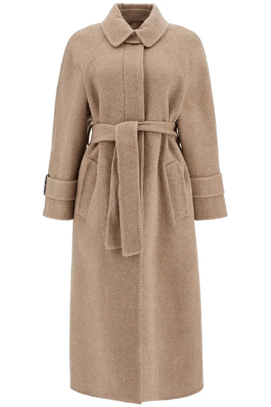 Wool And Cashmere Coat With Belt