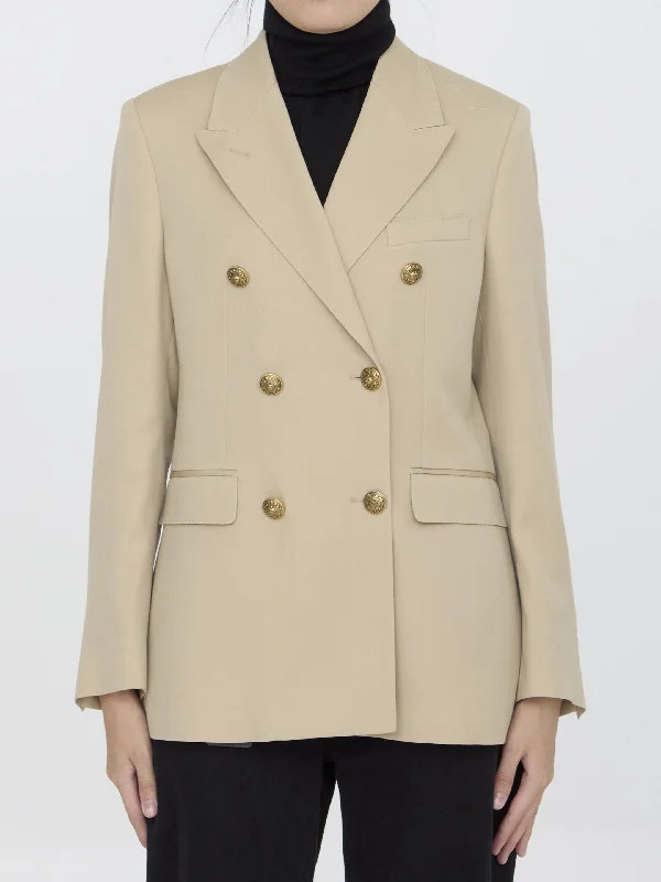 Wool Gabardine Jacket