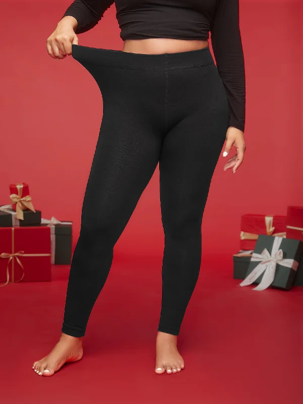 120D High-Waisted Seamless Legging Tights Stocking