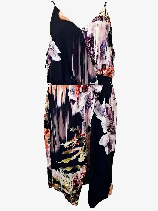 Cooper St Draped Cocktail Midi Dress Size 16