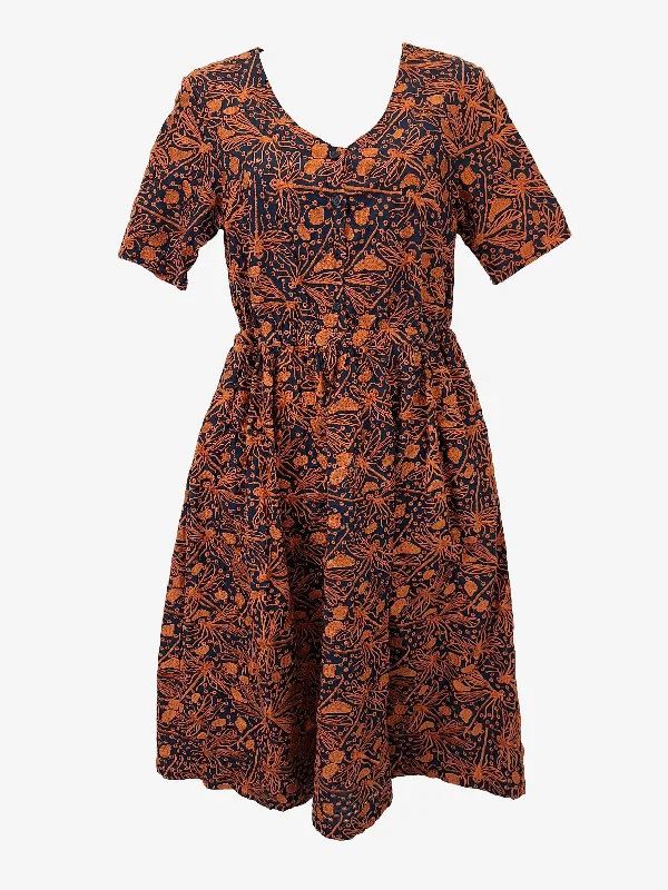 Gorman Embroidered Dragonfly Midi Dress Size 6