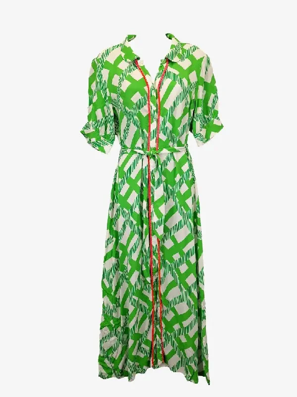 Never Fully Dressed Neon Gloria Midi Dress Size 10