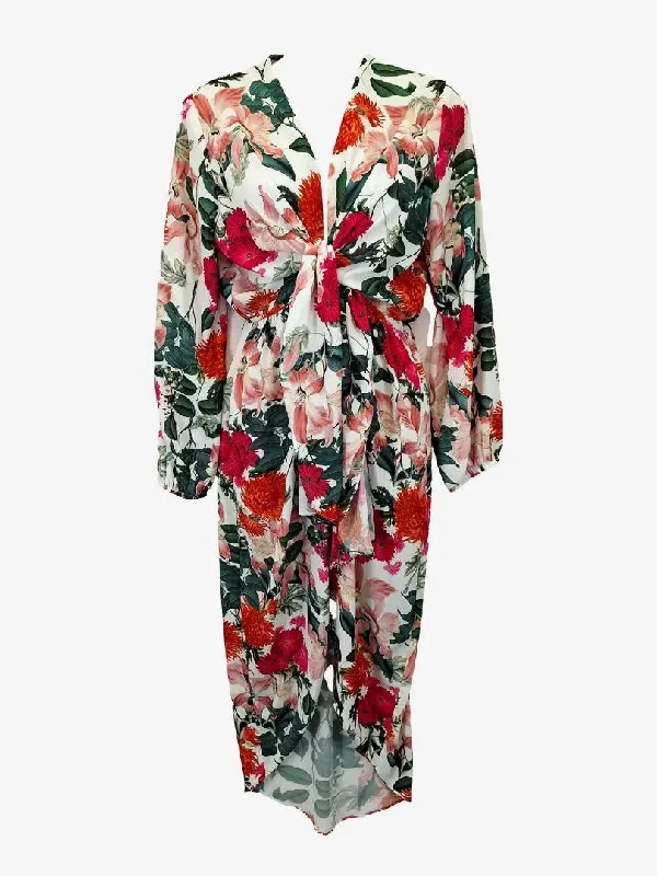 Sheike Dreamy Bouquet Cocktail Midi Dress Size 8