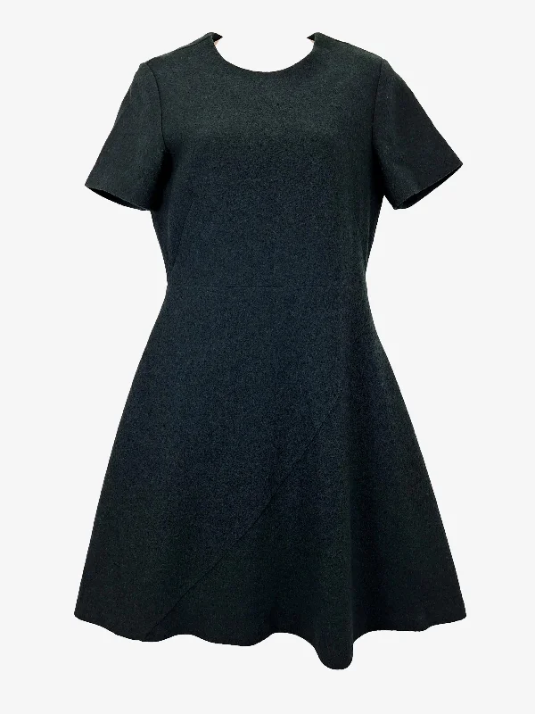 David Lawrence Posh A Line Wool Mini Dress Size 10