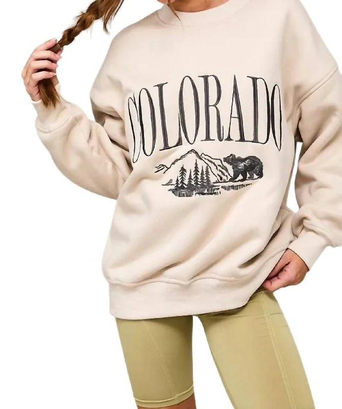 Colorado Sweatshirt In Beige