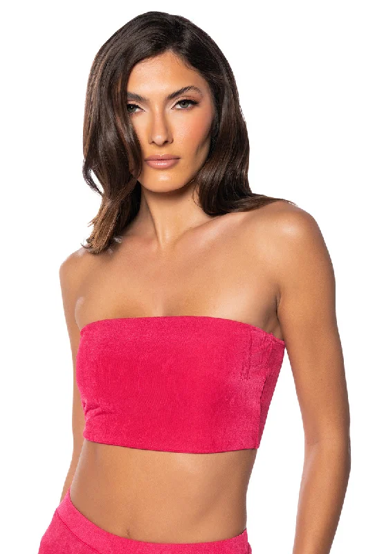 EASY TO WEAR BANDEAU TOP