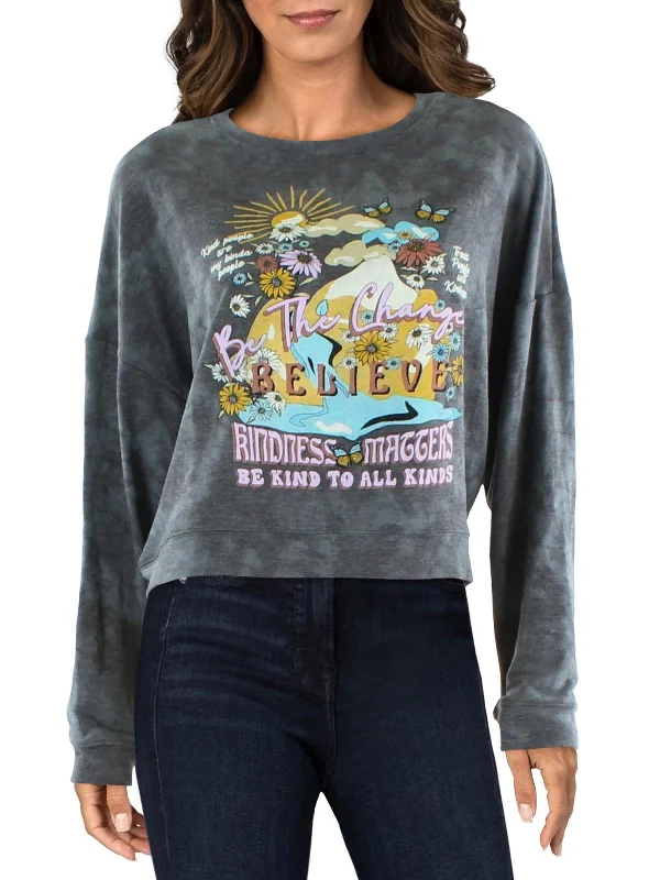 Womens Crop Comfy Sweatshirt