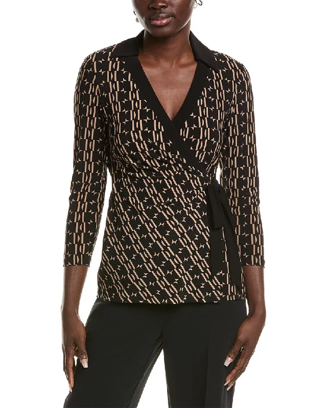 Anne Klein Wrap Top